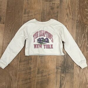 Prince Peter Collection Kids White Hamptons Sweatshirt Size Small